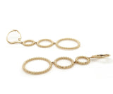 New Gabriel & Co. Bujukan Triple Dangle Earrings in 14K
