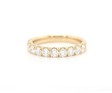 New Gabriel & Co. 0.99ctw Diamond Wedding Band Ring in 14K