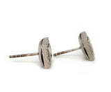 1.50ctw Princess Diamond Frame Stud Earrings in 14K