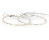New 0.25ctw Diamond Hoop Earrings in 14K