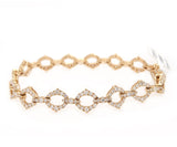 New 4.00ctw Diamond Open Link Bracelet in 14K