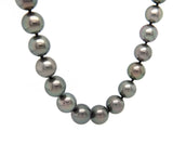 Iridesse Tahitian Diamond and Graduated Pearl Strand Necklace in 18K