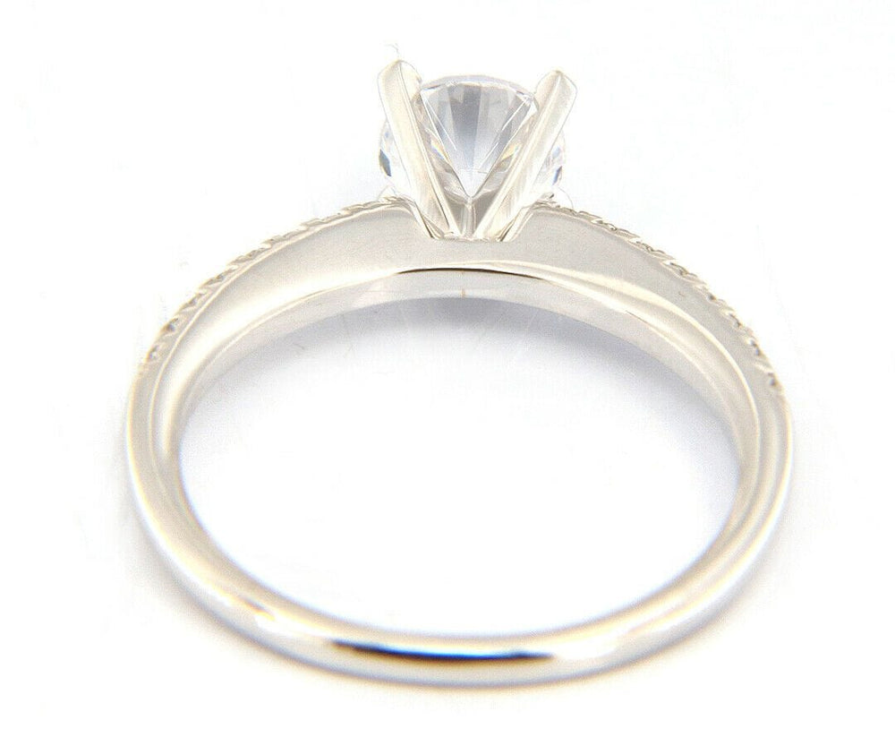 New Gabriel & Co. 0.15ctw Diamond Straight Semi Mount Ring in 14K