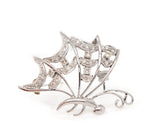 0.35ctw Diamond Butterfly Brooch Pendant in 14K