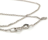 0.43ct Diamond Bezel Set Solitaire Necklace in 14K