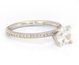 New Gabriel & Co. Diamond Straight Semi Mount Ring in 14K