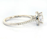 New Gabriel & Co. Diamond Halo Semi Mount Ring in 14K