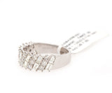 New 1.84ctw Baguette and Round Diamond Diagonal Band Ring in 14K