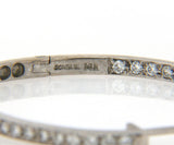 Sonia Bitton 2.75ctw Diamond Oval Inside Out Hoop Earrings in 14K