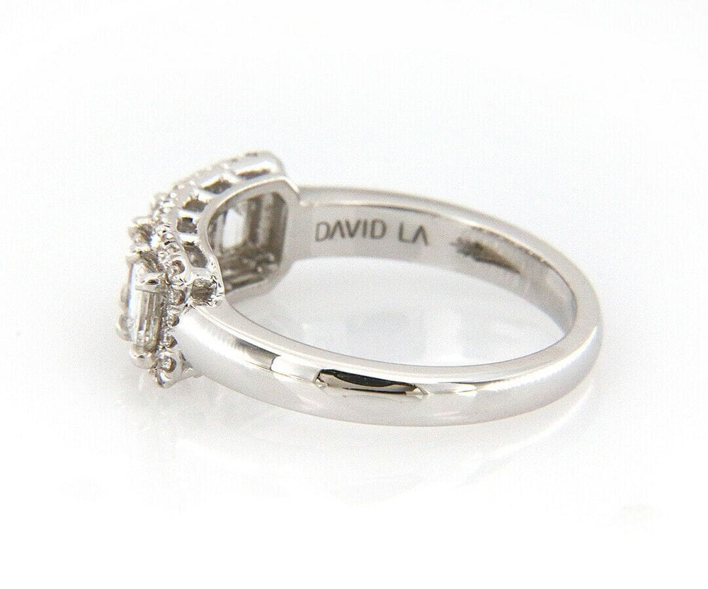 1.14ctw Baguette and Round Diamond Ring in 18K