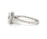 New Gabriel & Co. Diamond Halo Semi Mount Ring in 14K