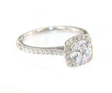 New from Gabriel & Co Halo 0.39 CTW Diamond Semi Mount Ring in 14K