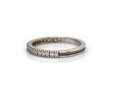Hidalgo 0.45ctw Diamond Milgrain Wedding Band Ring in 18K