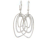 New Frederic Sage Diamond Layered Dangle Earrings in 14K