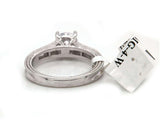 0.36 CTW Frederic Sage Side Baguette Diamond Semi Mount Ring In 14K