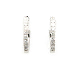New 0.33ctw Diamond Small Hoop Earrings in 14K