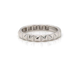 New Gabriel & Co. Pyramid Stud Band Ring in 14K