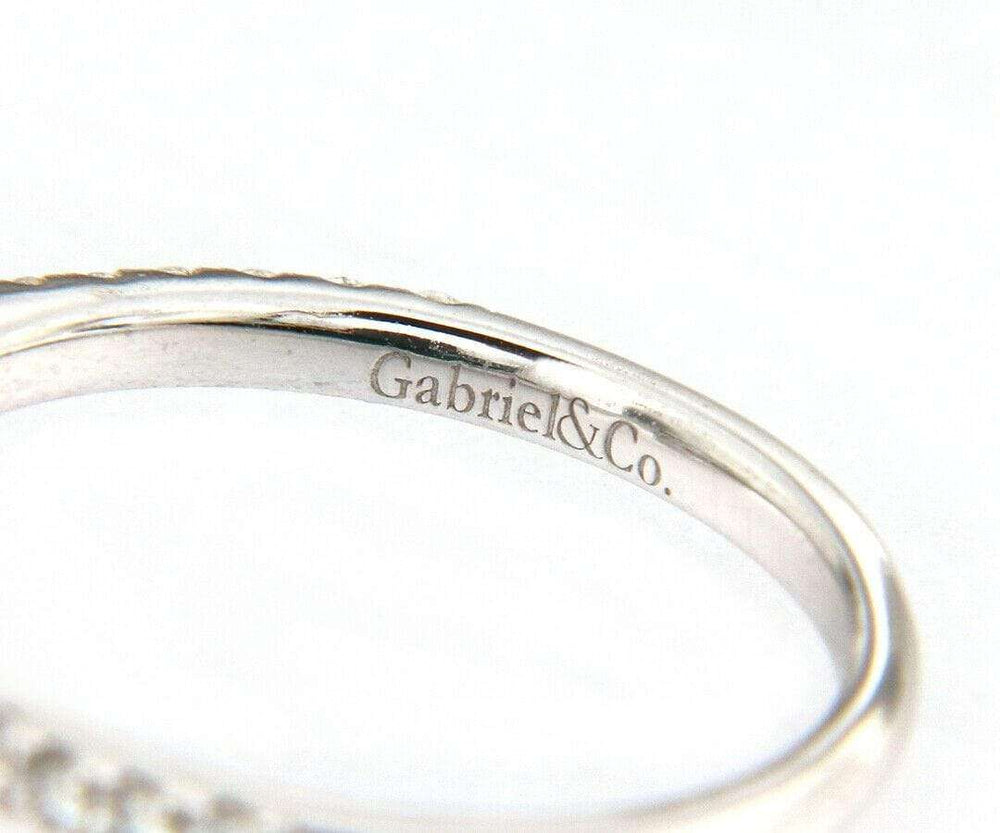 New from Gabriel & Co Halo 0.39 CTW Diamond Semi Mount Ring in 14K
