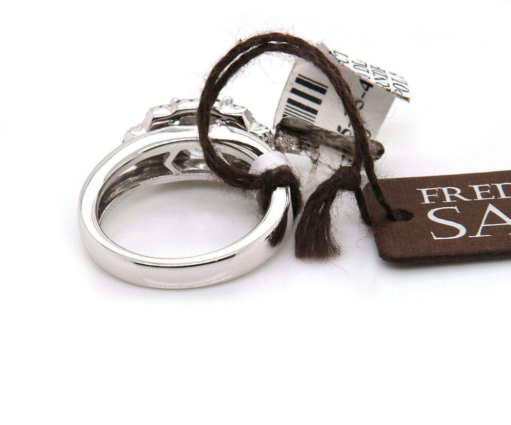 0.75 CTW Frederic Sage Diamond Split Shank Halo Semi Mount Ring In 14K