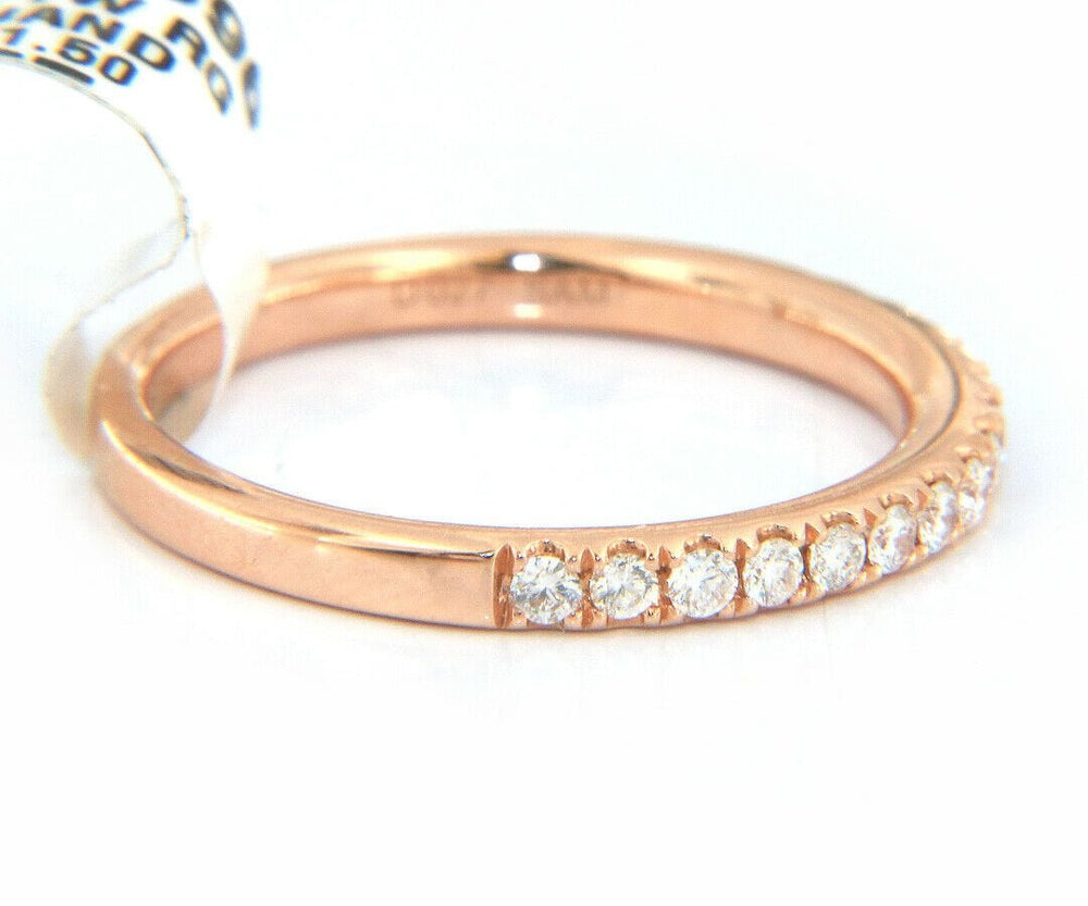 New 0.27ctw Diamond Shared Prong Wedding Band Ring in 14K