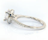 New Gabriel & Co. Diamond Halo Semi Mount Ring in 14K