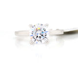 New Gabriel & Co. Classic Collection Solitaire Semi Mount Ring in 14K