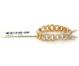 New 0.56ctw Diamond Link Semi Mount Ring in 14K