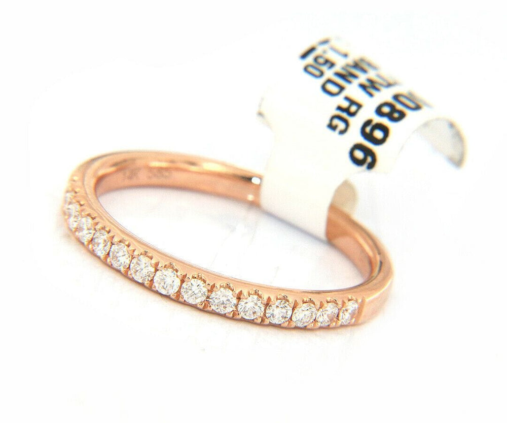 New 0.27ctw Diamond Shared Prong Wedding Band Ring in 14K