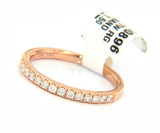 New 0.27ctw Diamond Shared Prong Wedding Band Ring in 14K