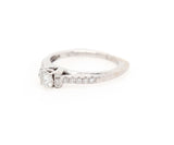 Harry K Signature Collection 0.50ctw Round Diamond Engagement Ring in 18K