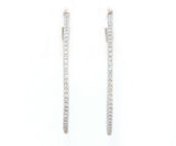 New 0.25ctw Diamond Hoop Earrings in 14K