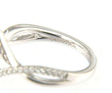 Gabriel & Co Pear Halo 0.26 CTW Diamond Infinity Semi Mount in 14K, NEW