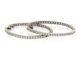 Sonia Bitton 2.75ctw Diamond Oval Inside Out Hoop Earrings in 14K