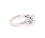 New Gabriel & Co. 0.37ctw Diamond Swirl Semi Mount Ring in 14K