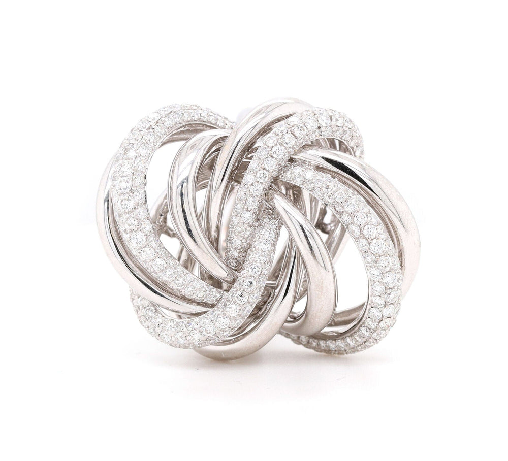 Odelia 3.00ctw Diamond Multi Swirl Cocktail Ring in 18K