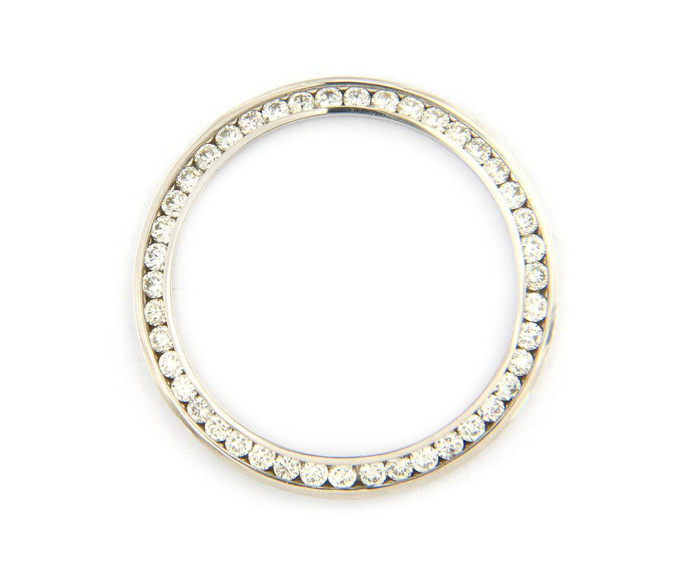2.00ctw Diamond Watch Bezel in 14k White Gold, 36mm