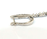 Dazzling Gabriel & Co 0.94 CTW Diamond Dangle Earrings in 14K, New