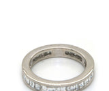 1.57ctw Baguette Diamond Channel Set Eternity Band Ring in Platinum