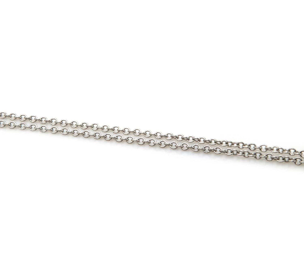 0.43ct Diamond Bezel Set Solitaire Necklace in 14K