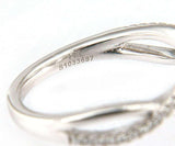 Gabriel & Co Pear Halo 0.26 CTW Diamond Infinity Semi Mount in 14K, NEW