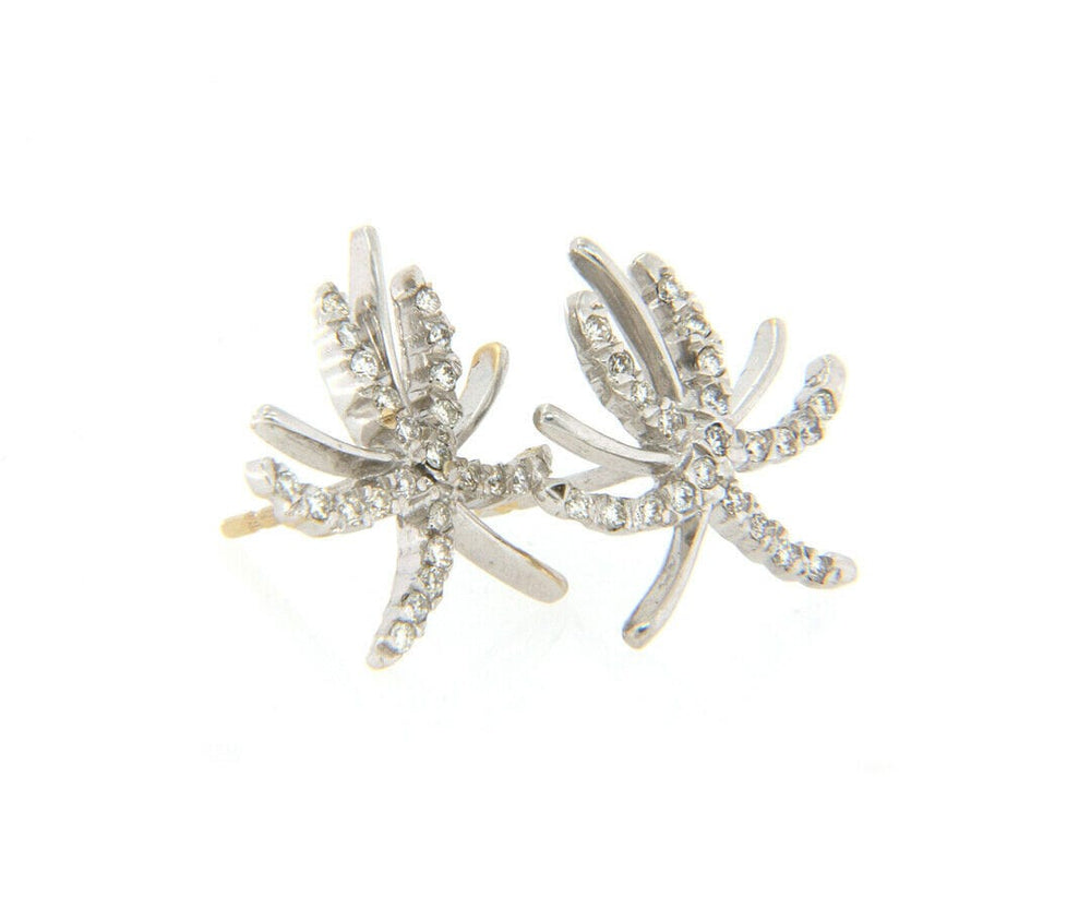 New 0.48ctw Diamond Spray Stud Earrings in 14K