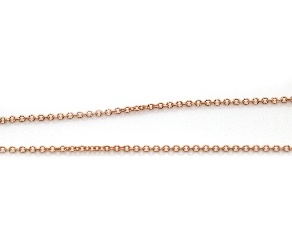 0.58ct Sideways Marquise Diamond Bezel Set Solitaire Pendant Necklace In 14K