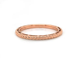 New Gabriel & Co. Twisted Rope Stackable Band Ring in 14K