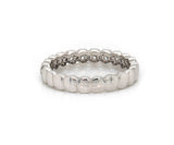 New Gabriel & Co. Straight Scalloped Diamond Anniversary Band Ring in 14K