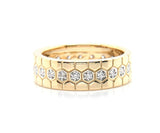 New Gabriel & Co. 0.24ctw Diamond Hexagon Pattern Ring in 14K