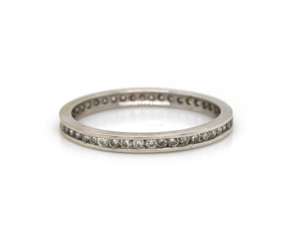 0.45ctw Diamond Channel Set Band Ring in 14K