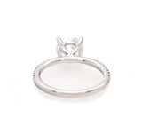 New Gabriel & Co. 0.18ctw Diamond Evelyn Classic Straight Semi Mount Ring in 14K