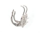 New Gabriel & Co. 0.71ctw Diamond Oval Semi Mount Earrings in 14K