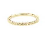 New Gabriel & Co. Braided Stackable Band Ring in 14K