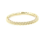 New Gabriel & Co. Braided Stackable Band Ring in 14K